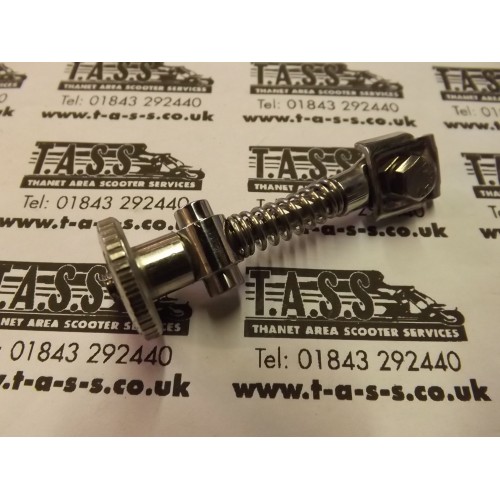 LAMBRETTA REAR BRAKE ADJUSTER STAINLESS STEEL